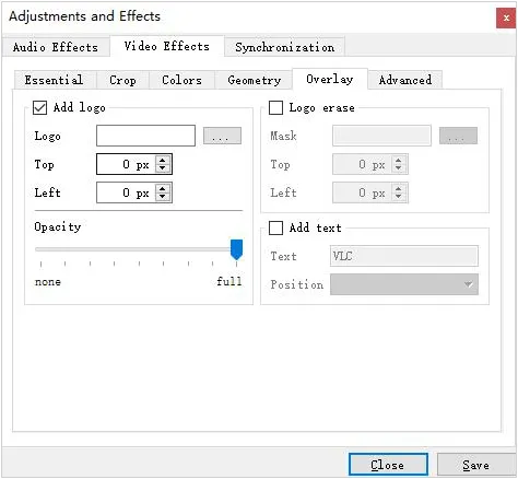 Adicionar marca d'água a um vídeo com o VLC Media Player