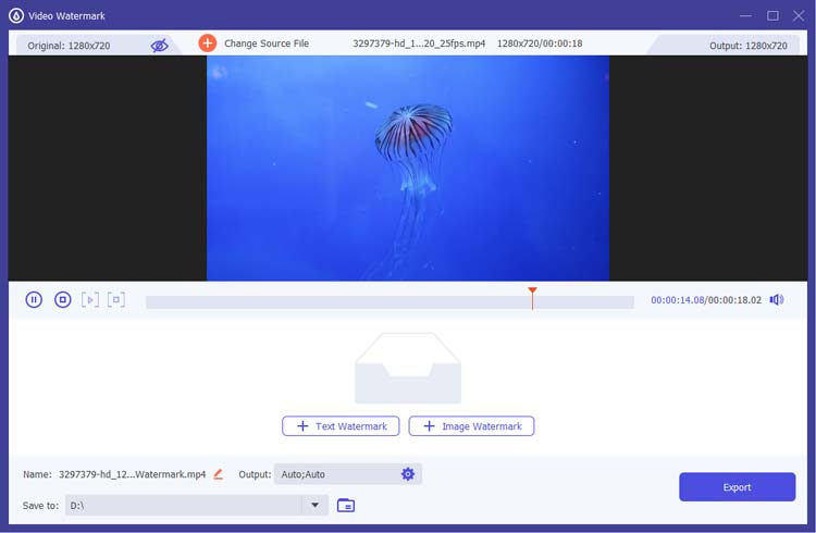 Adicione marcas d'água ao seu vídeo