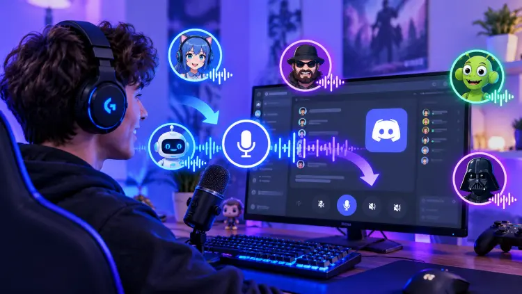 Changeur de voix pour Discord