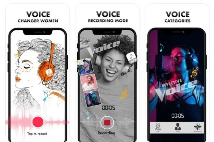 application de changement de voix féminine pour iPhone