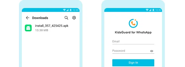 install the app