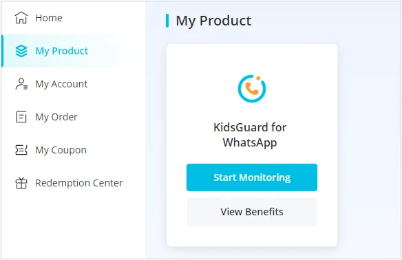 start monitoring the facebook account