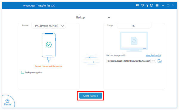 back up iphone whatsapp to pc