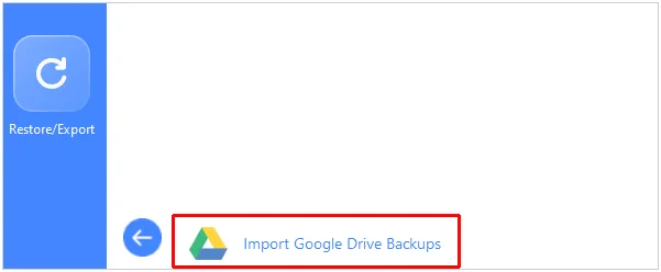 restore whatsapp chats from google drive backup