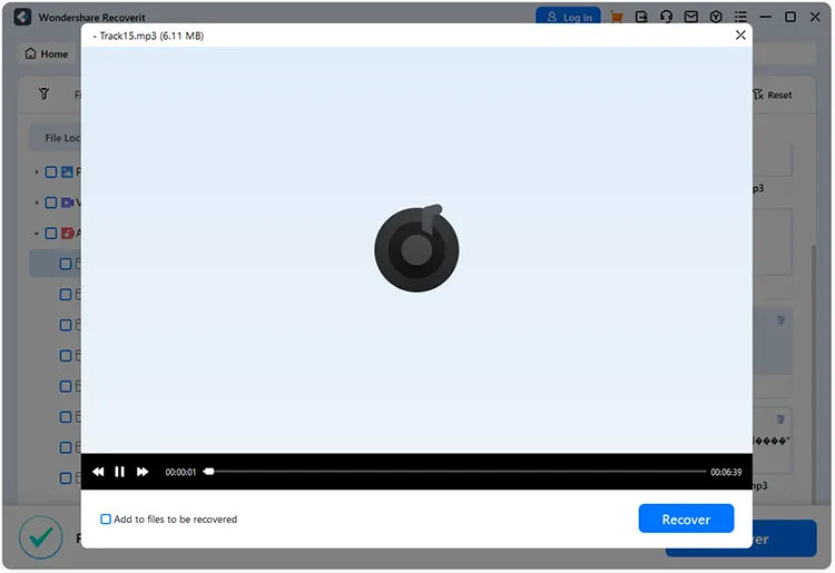 play audio file